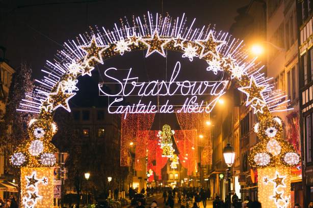 Strasboug illuminée, capital de noel